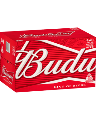 Budweiser Lager Beer Bottle 330mL