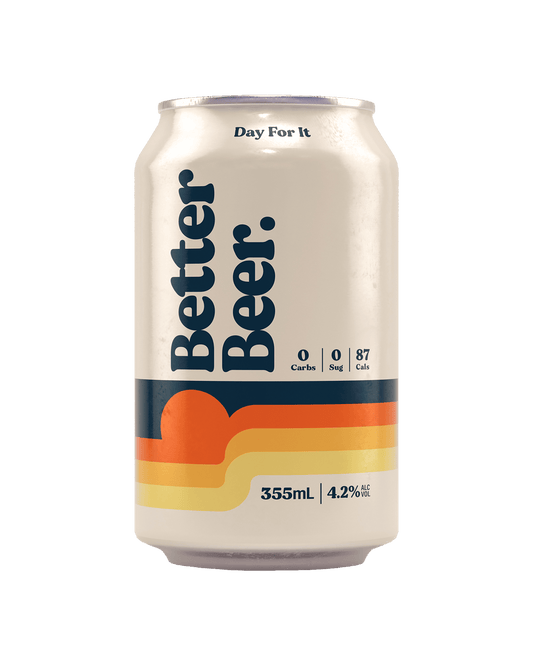 Better Beer Zero Carb Lager Can 355ml