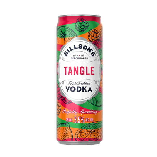 Billson's Vodka & Fruit Tangle Cans 355mL