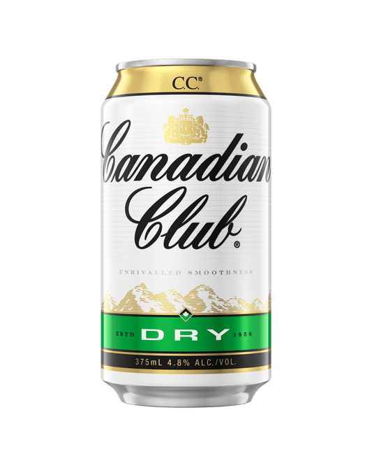 Canadian Club Whisky & Dry Cans 375mL