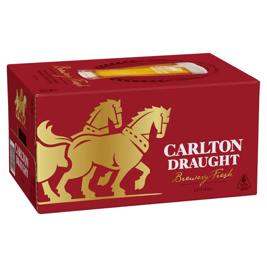 Carlton Draught Bottles 375mL