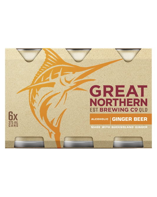 Great Northern Ginger Beer Can 375mL X 6 pack