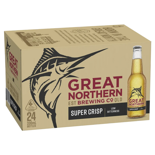Great Northern Brewing Co. Super Crisp Lager Bottles 330mL