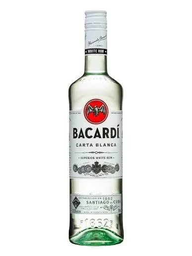 Bacardi Carta Blanca Rum 700mL