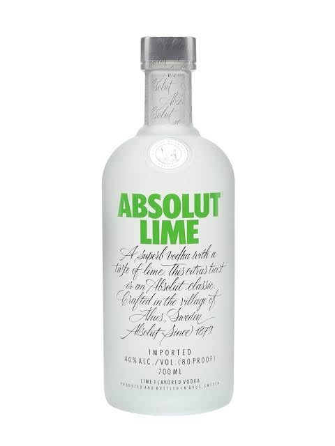 Absolut Lime Vodka 700mL