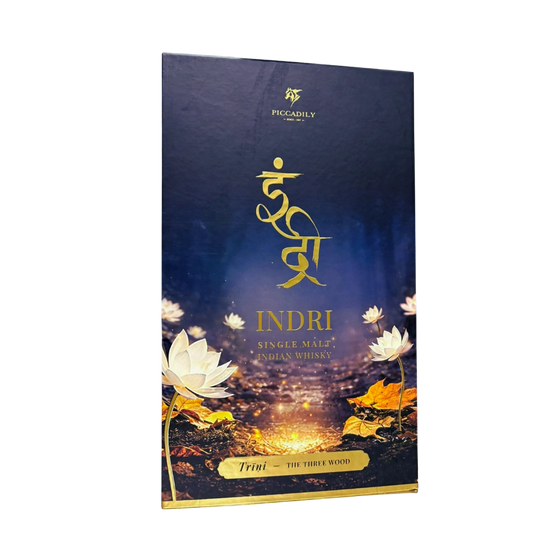 Indri Trini The Three Wood Indian Single Malt Limited Edition Gift Set 700ml