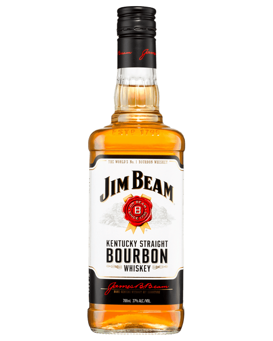 Jim Beam White Label Kentucky Straight Bourbon Whiskey 700mL