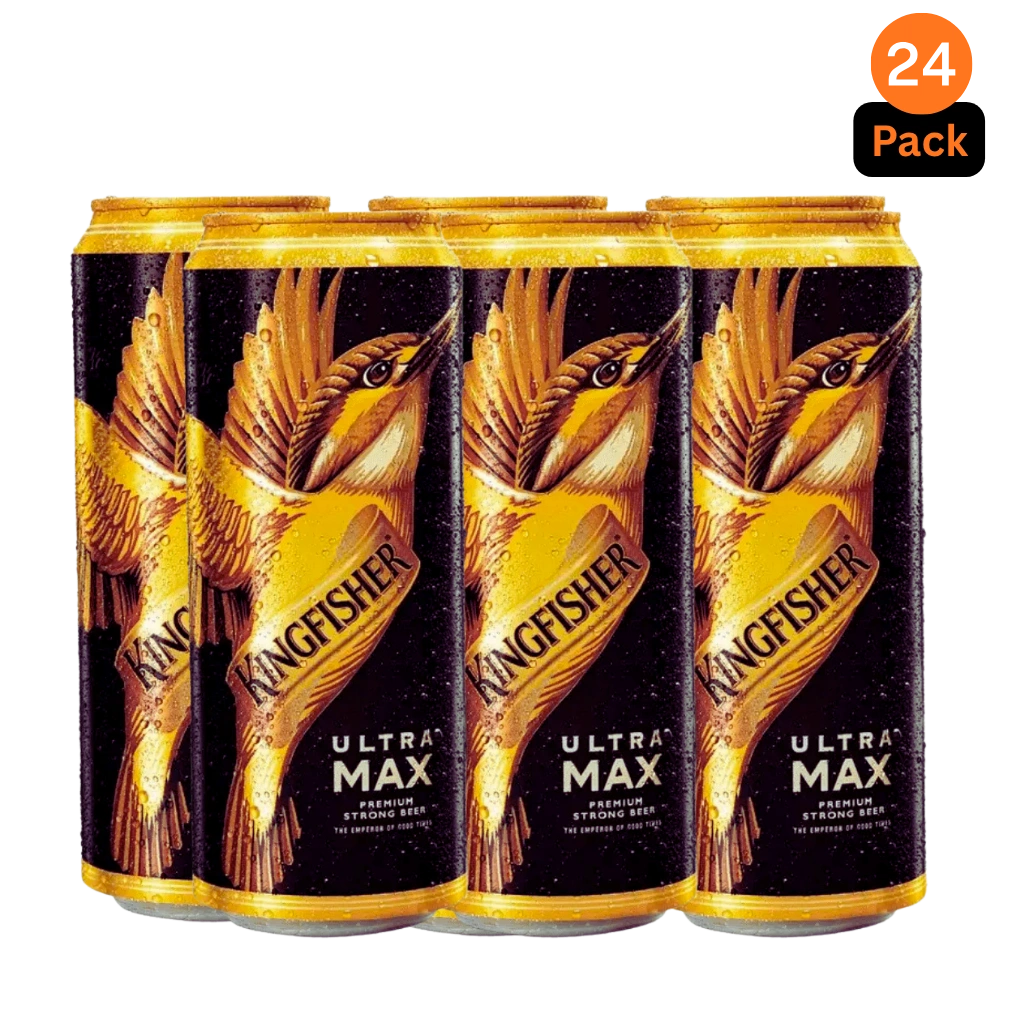Kingfisher Ultra MAX Premium Indian Beer Cans 500mL