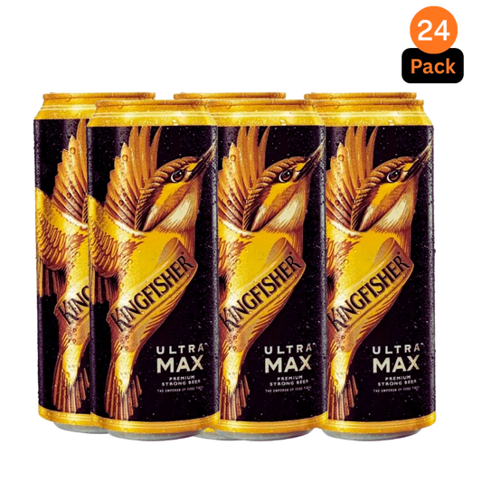 Kingfisher Ultra MAX Premium Indian Beer Cans 500mL