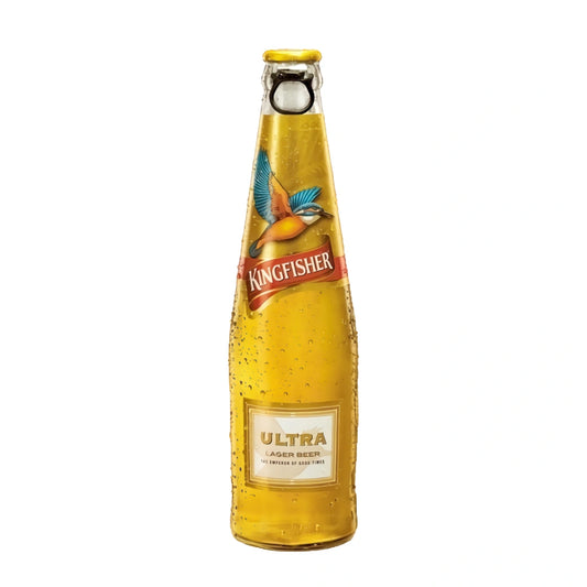 Kingfisher Ultra Premium Indian Lager Beer Bottles 330mL