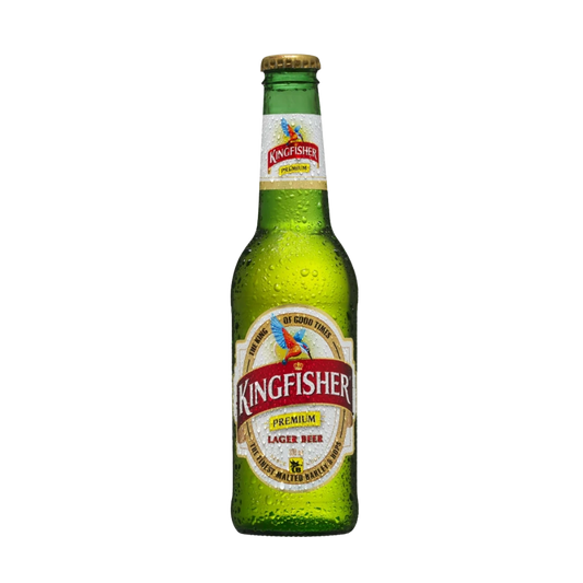 Kingfisher Premium Indian Lager Beer Bottles 330mL
