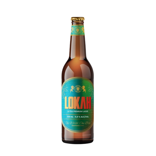 Lokah Ultra Premium Lager Bottles 330mL