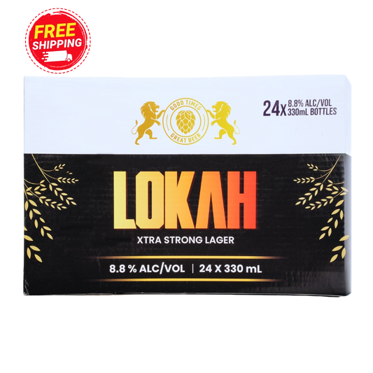 Lokah Xtra Strong Lager Bottles 330mL
