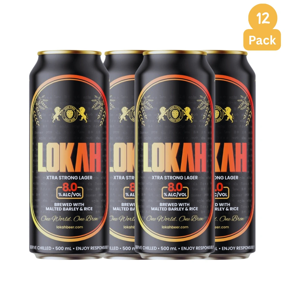 Lokah Xtra Strong Lager Cans 500mL