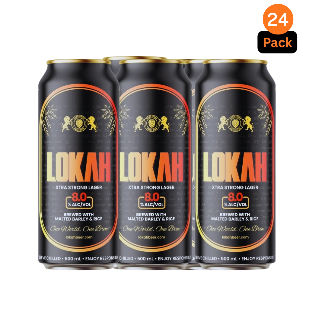 Lokah Xtra Strong Lager Cans 500mL