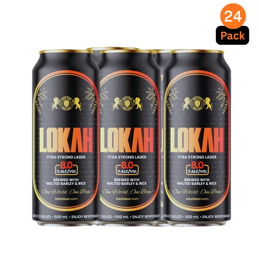 Lokah Xtra Strong Lager Cans 500mL