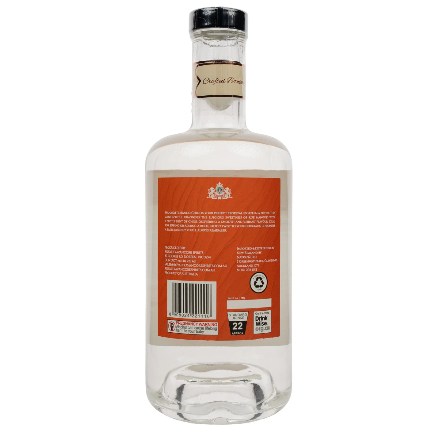 Manavatti Mango Chile Flavoured Cane Spirit