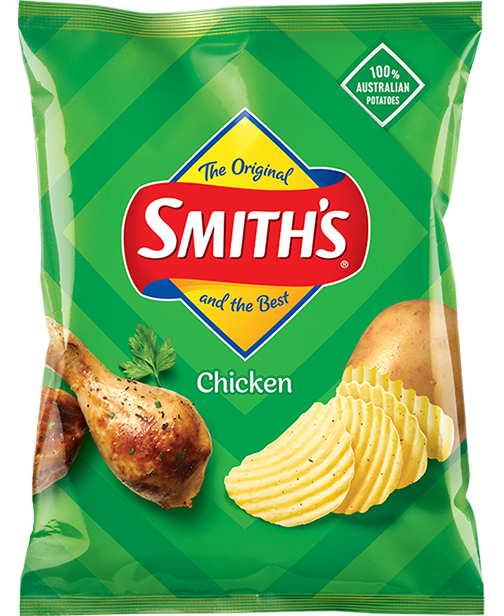 Smith's Crinkle Cut Potato Chips Chicken 170g