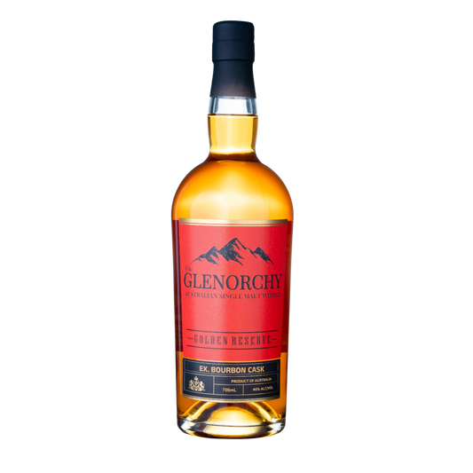 Glenorchy whiskey bottle on a transparent background