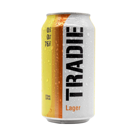 Tradie Zero Carb Lager Can 375mL