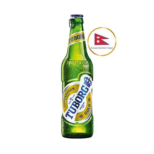 Tuborg Gold Premium Lager Beer Bottle 330mL