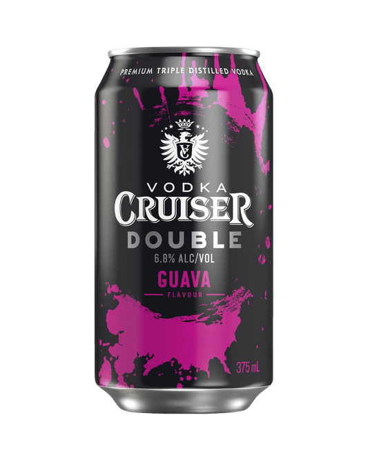 Vodka Cruiser Double Guava 6.8% Can 375ml