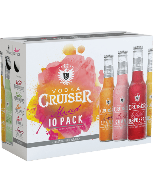 Vodka Cruiser Mixed 275ml 10 pack