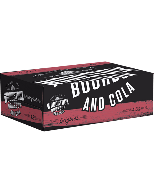 Woodstock Bourbon & Cola 4.8% Cans 375mL