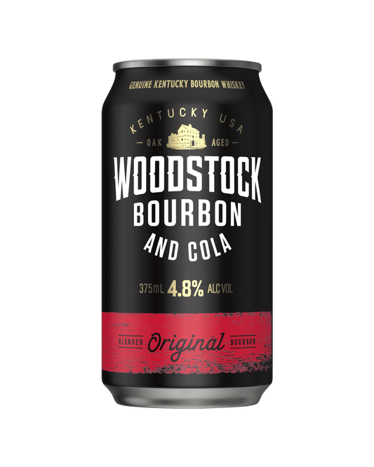 Woodstock Bourbon & Cola 4.8% Cans 375mL