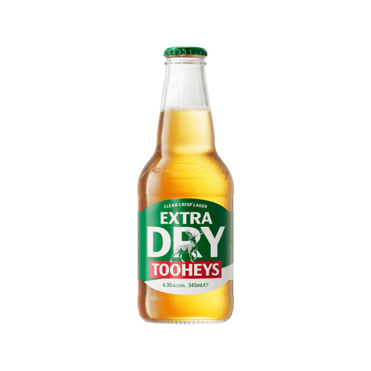 Tooheys Extra Dry Bottles 345mL