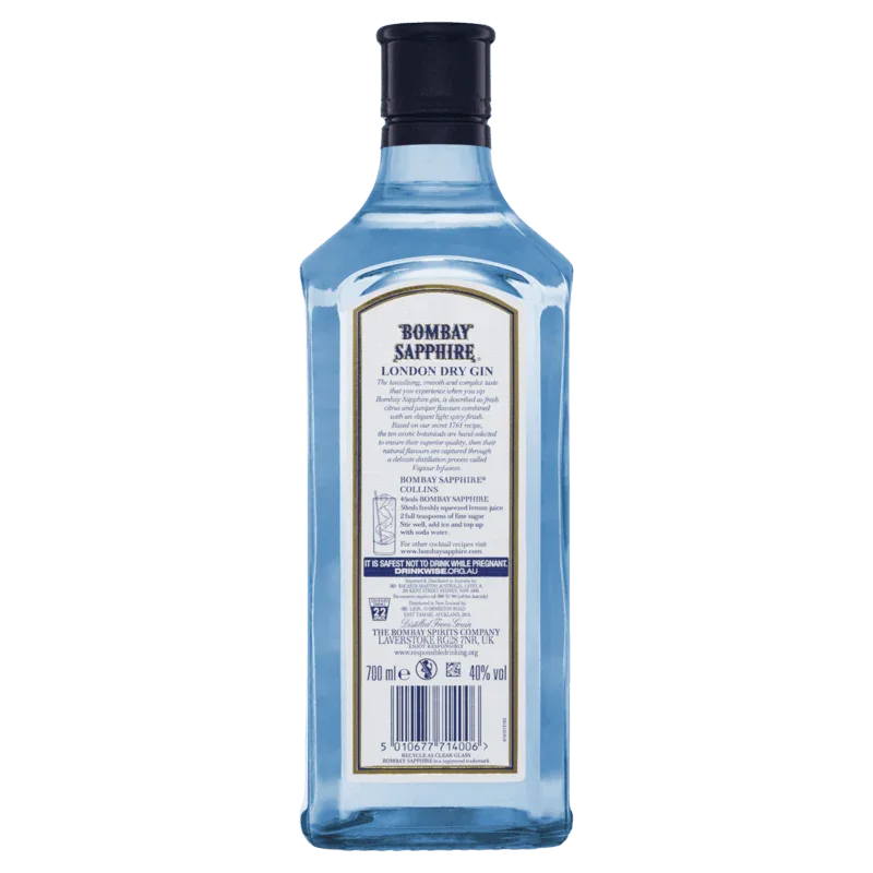 Bombay Sapphire Gin 700mL