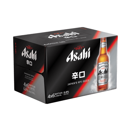 Asahi Super Dry Bottles 330mL