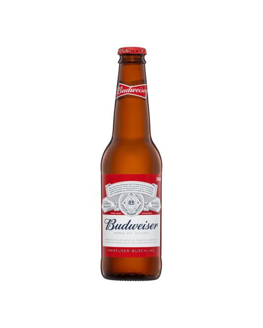 Budweiser Lager Beer Bottle 330mL