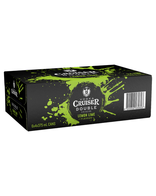 Vodka Cruiser Double Lemon Lime 6.8% 375mL Cans