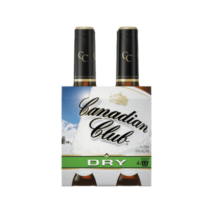 Canadian Club Whisky & Dry Bottles 330mL