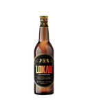 Bottle of Lokah Extra Strong Lager on a white background
