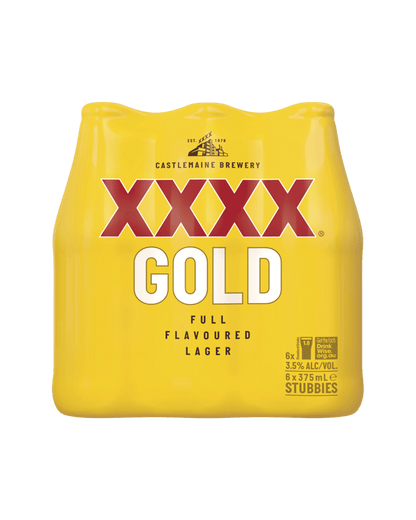XXXX Gold Lager Bottle 375ml