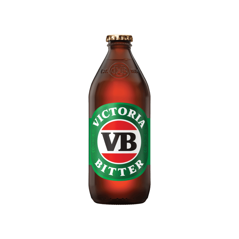 Victoria Bitter Bottles 375mL