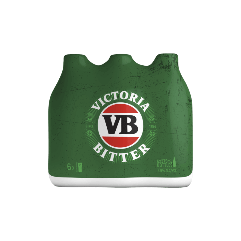 Victoria Bitter Bottles 375mL