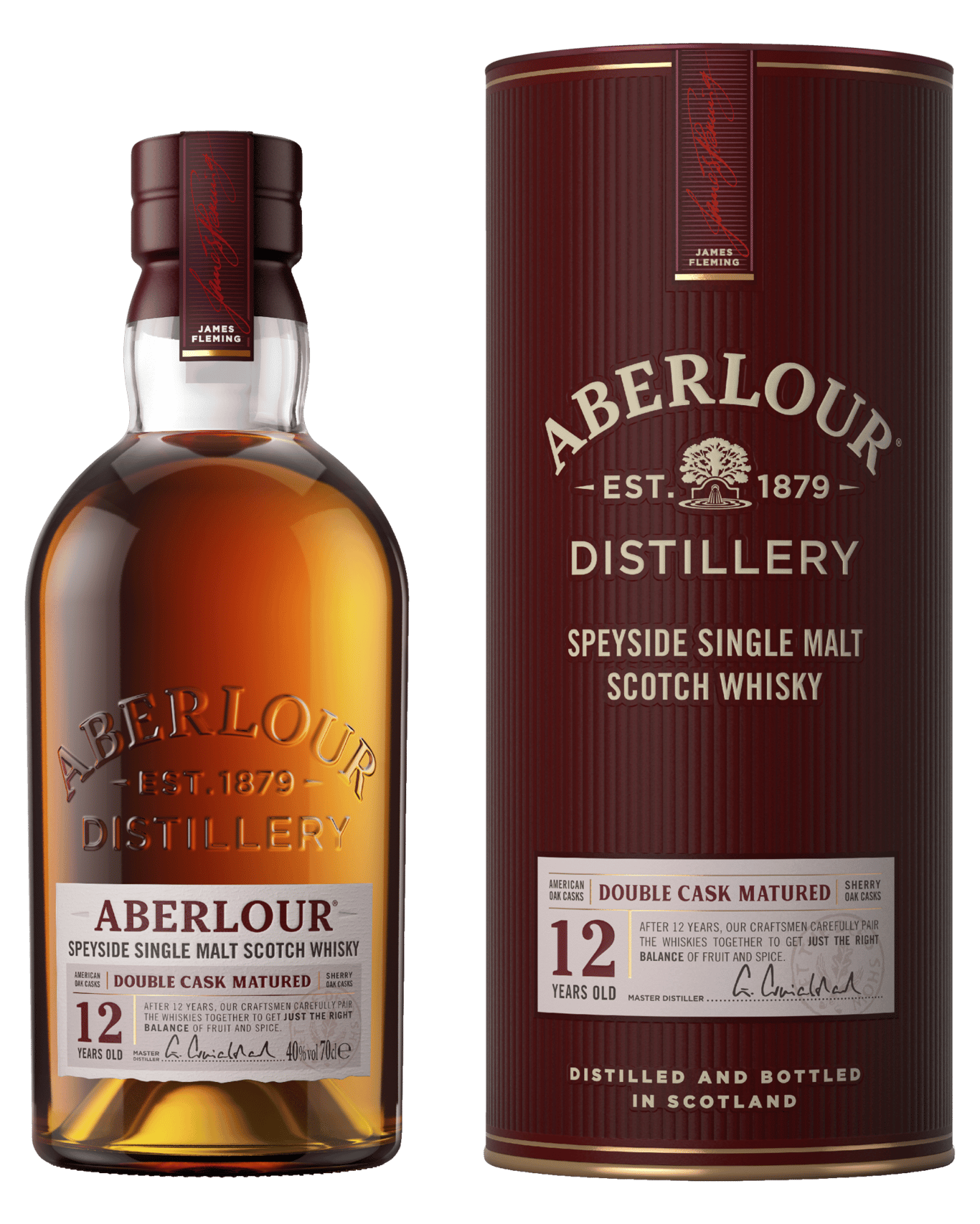 Aberlour 12 Year Old Double Cask Single Malt Scotch Whisky 700mL