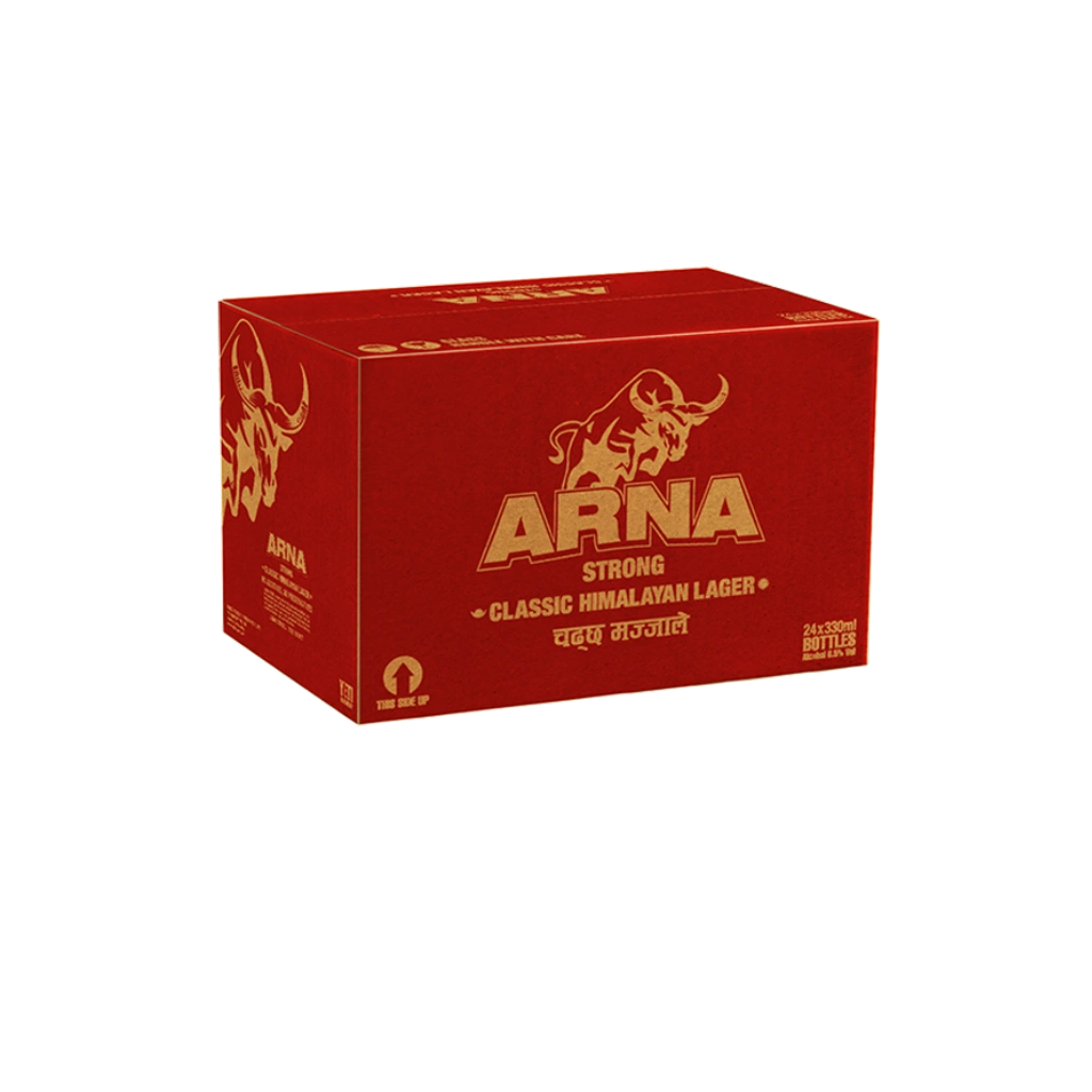 Arna Strong Classic Himalayan Lager Beer Bottles 330mL