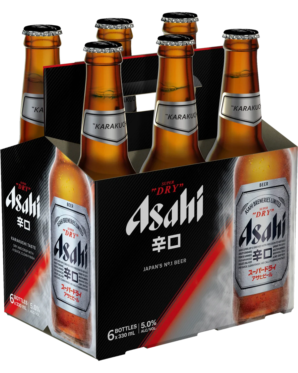 Asahi Super Dry Bottles 330mL