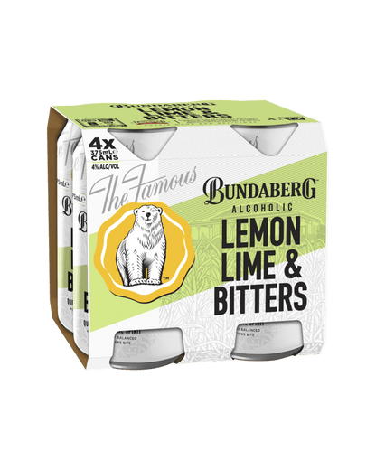 Bundaberg Alcoholic Lemon Lime Bitters 375mL