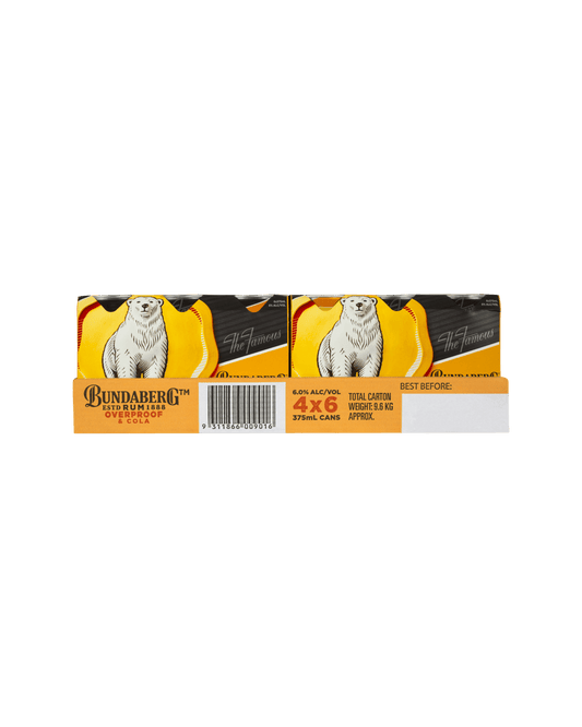 Bundaberg OP Rum & Cola Cans 375ml