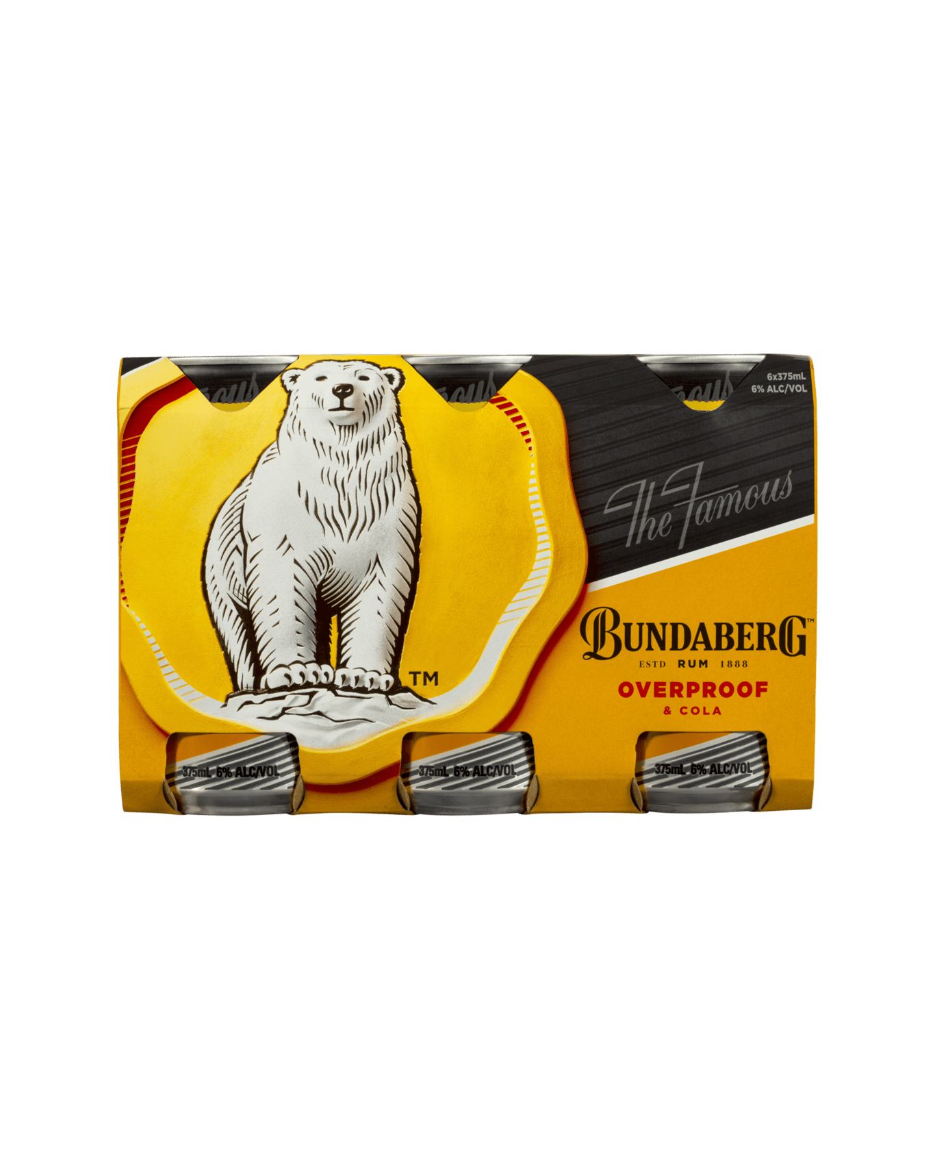 Bundaberg OP Rum & Cola Cans 375ml