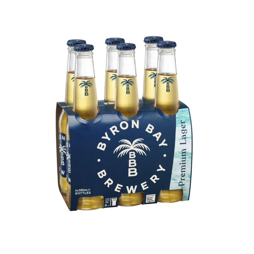 Byron Bay Brewery Premium Lager Bottles 355mL