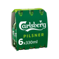 Carlsberg Green Lager Bottles 330mL