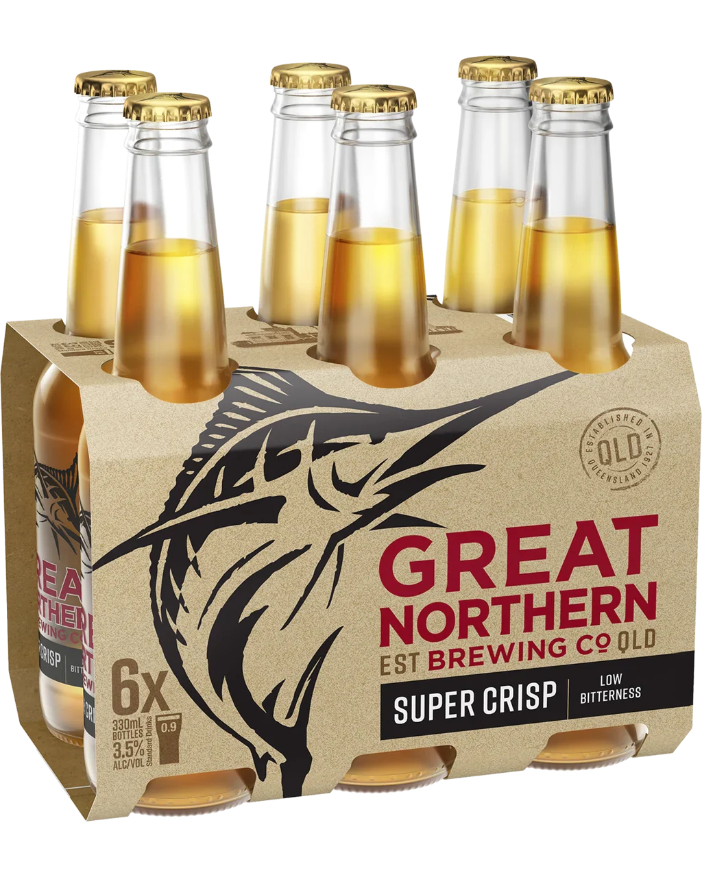 Great Northern Brewing Co. Super Crisp Lager Bottles 330mL