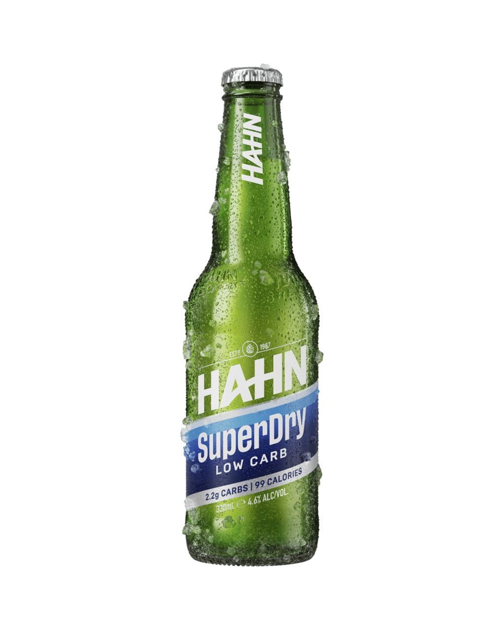 Hahn Super Dry Lager Bottle 330mL