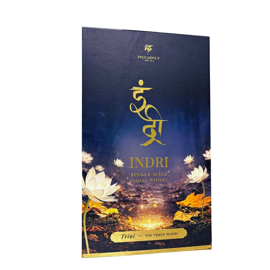 Indri Trini The Three Wood Indian Single Malt Limited Edition Gift Set 700ml